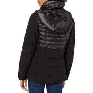 MARC NY BY ANDREW MARC Women Macoya Scuba Coat Black Size S